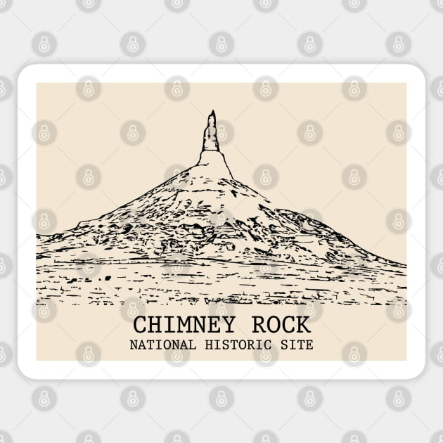 Chimney Rock National Historic Site Sticker by Lakeric